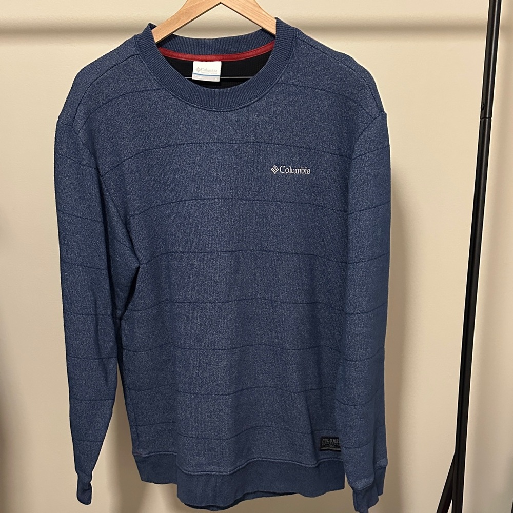 Columbia Men's Blue Crewneck Sweater